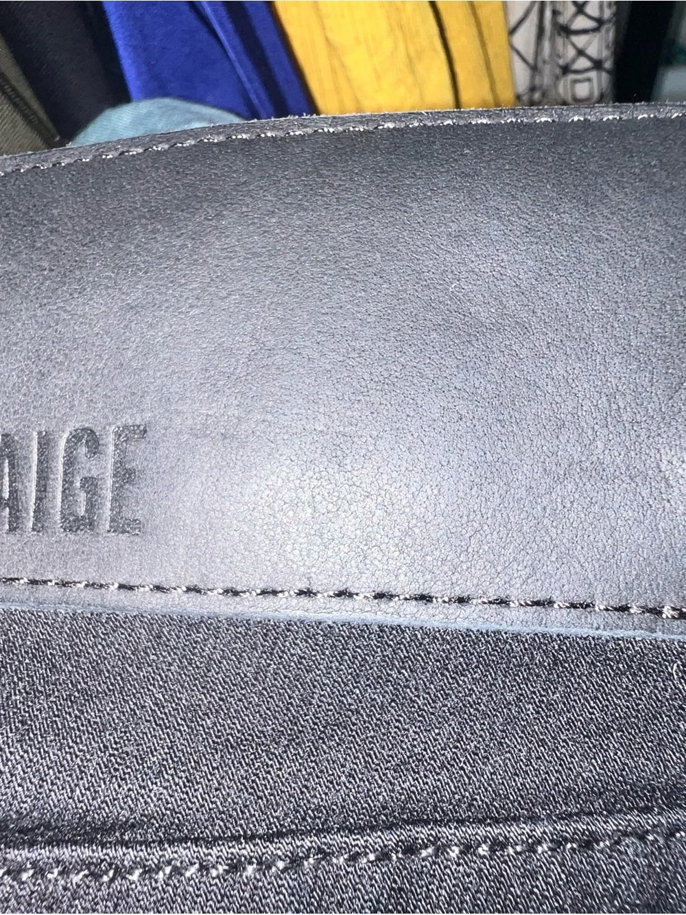 PAIGE Black Straight-Leg Men’s Jeans